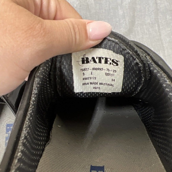Bates Military Uniform Shoes Oxfords Shiny Black Vibram Patent Leather 9E Chrty main image 6